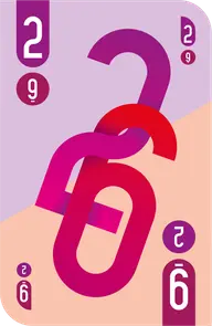 DNUP pink card with number 0